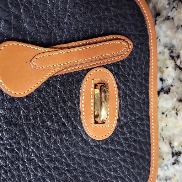 Dooney & Bourke Classic Black and Tan Crossbody Bag - Picture 6 of 16